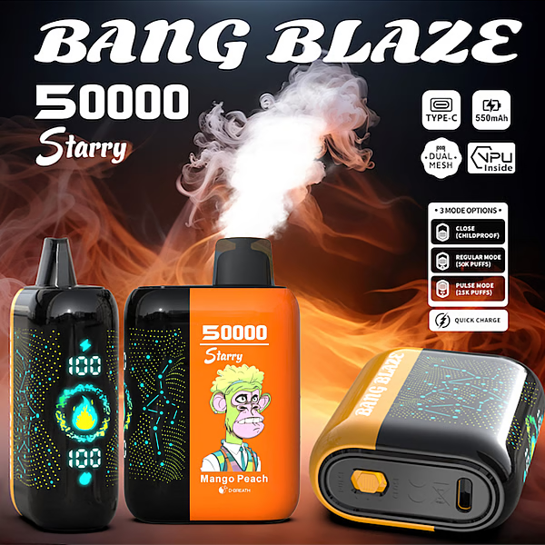 Bang Blaze 50K Jednorazowy waporyzator – 50 000 zaciągnięć | Starry Twist
