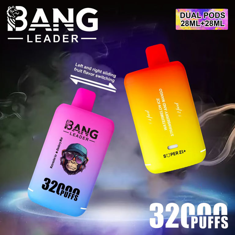 Bang Leader 32K Dual Flavors: Twój wybór, aby uzyskać podwójny smak, bez kompromisów